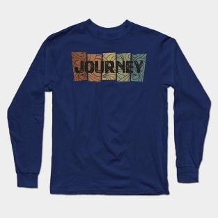 Journey Retro Pattern Long Sleeve T-Shirt